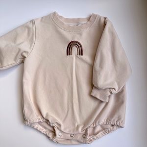 Embroidered Rainbow Sweatshirt